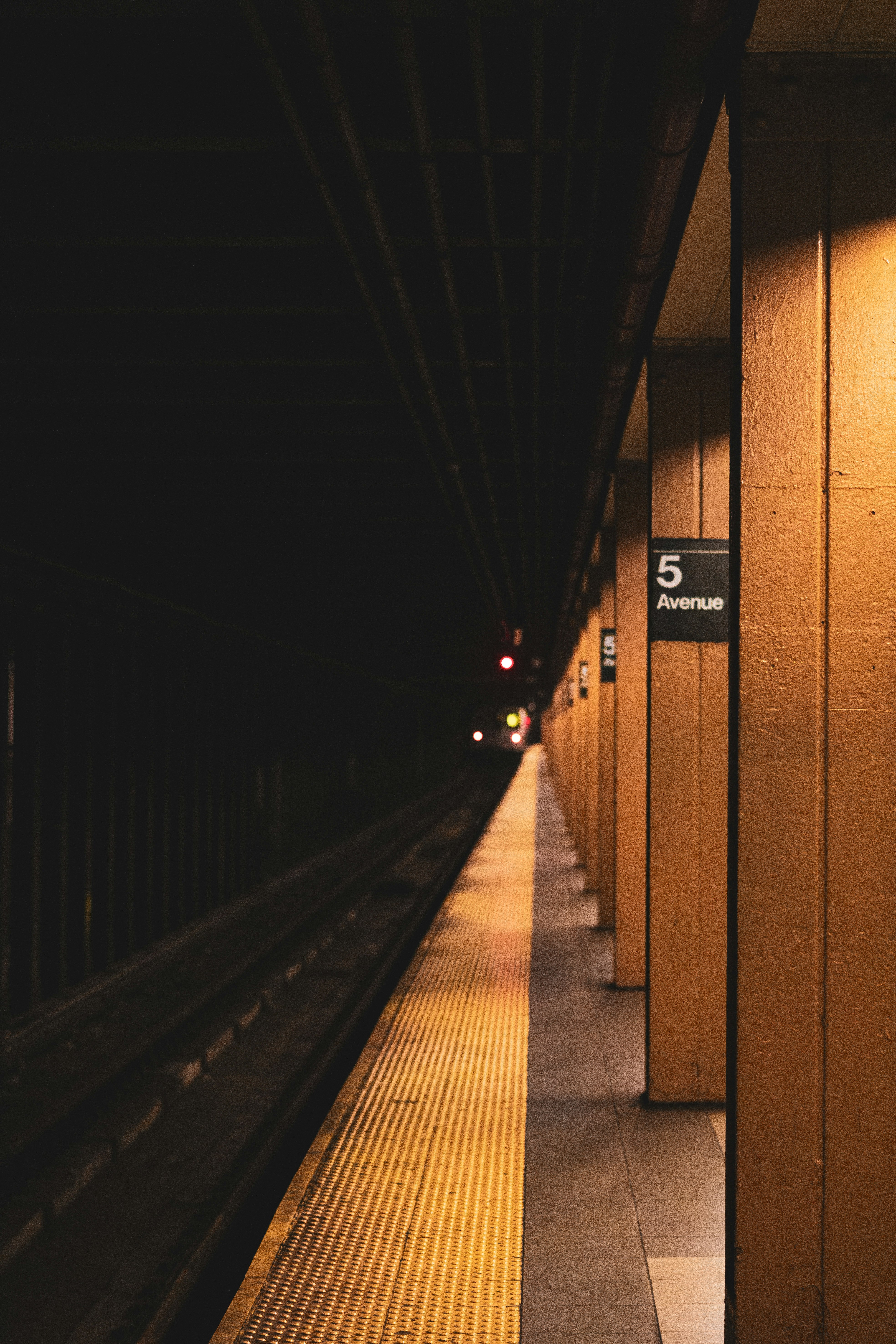 brown and black train rail